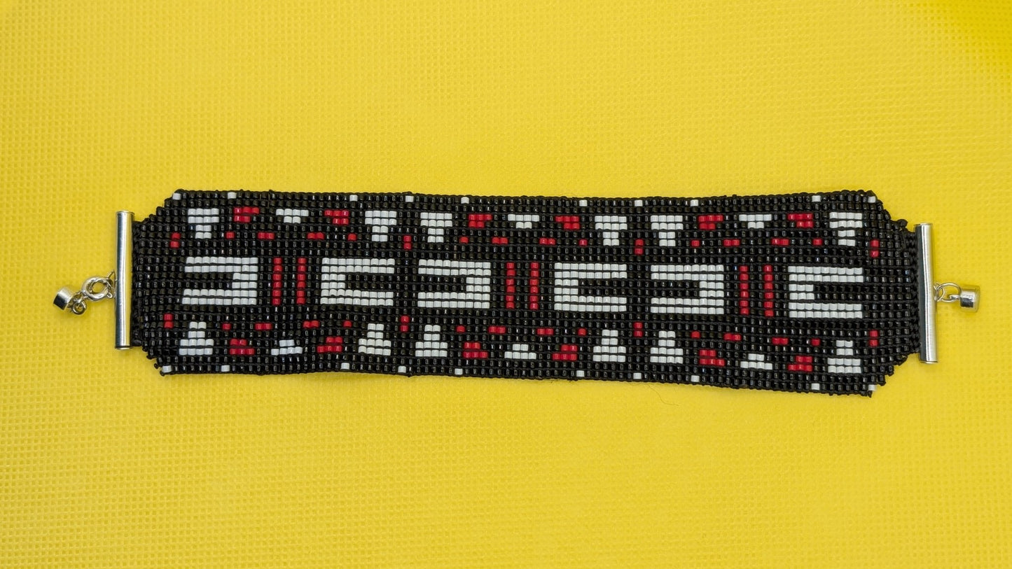 Classy as Fuck Handmade Bead Bracelet