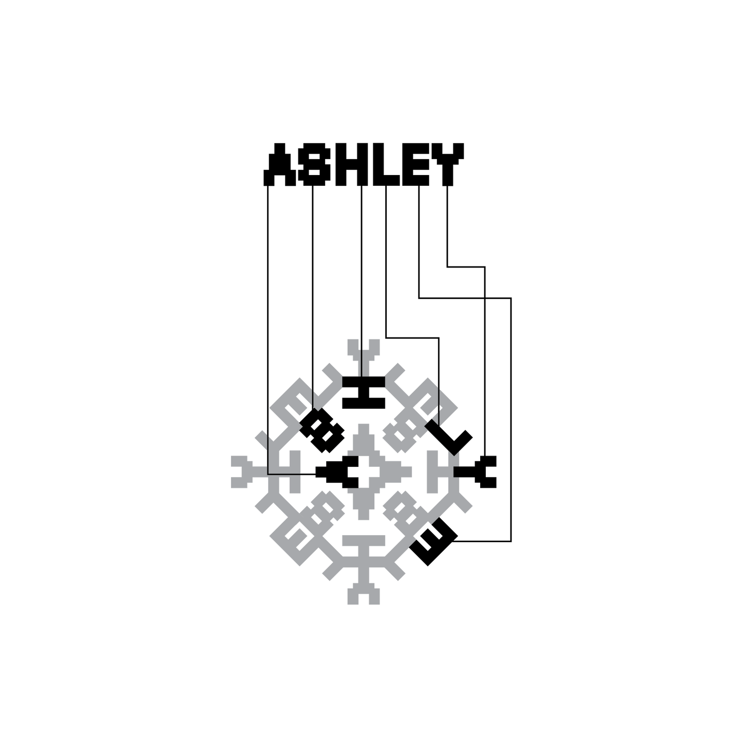 Ashley Acrylic ornament