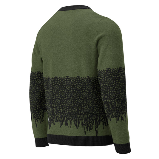 Festive AF Knitted crew neck sweater