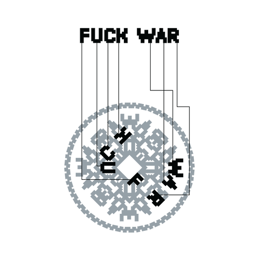Fuck War Acrylic Ornament