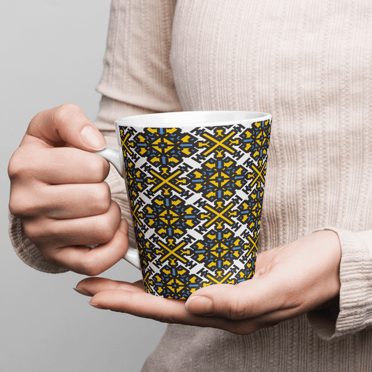 Fuck Trump Pattern Latte mug