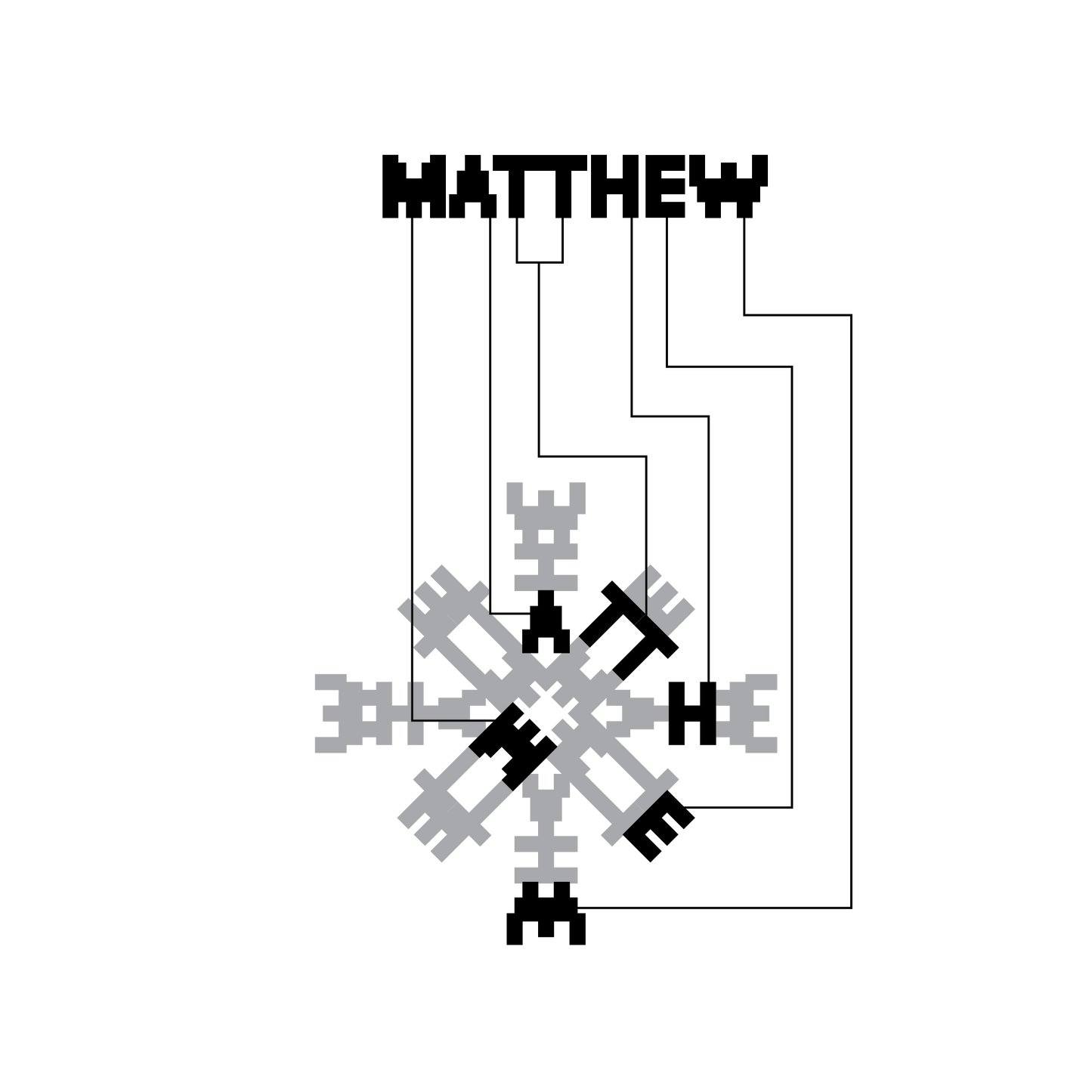 Matthew Acrylic ornament