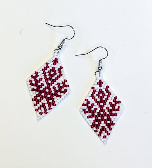 Mokosh's Embrace Diamond Shape Earrings