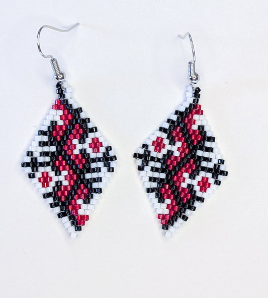 The Kalyna Heart Diamond Shape Earrings