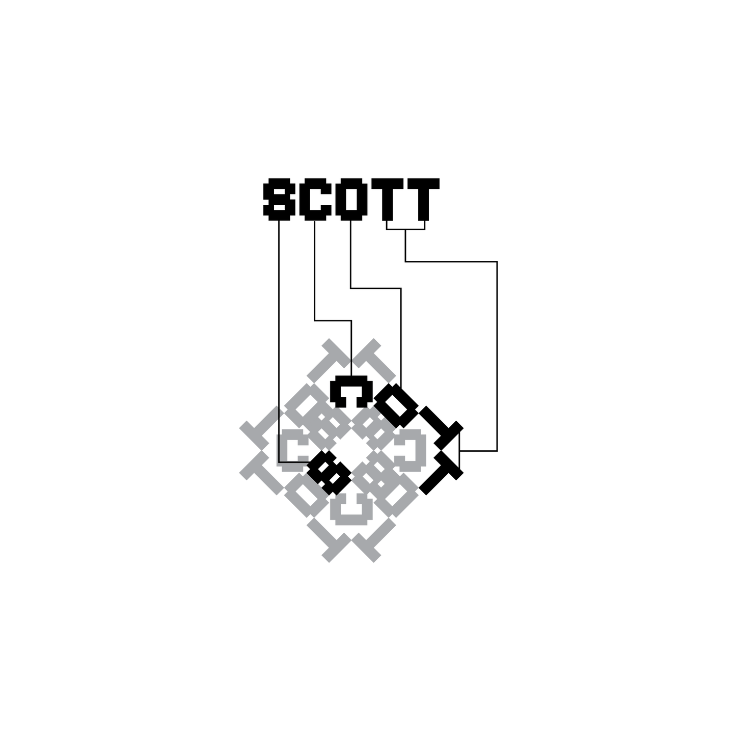 Scott Acrylic ornament