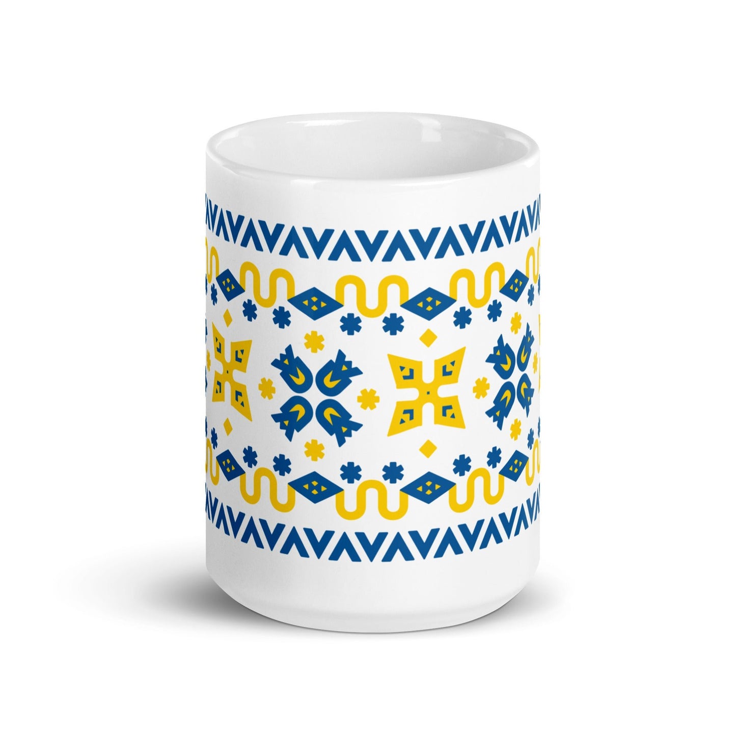 UA White glossy mug