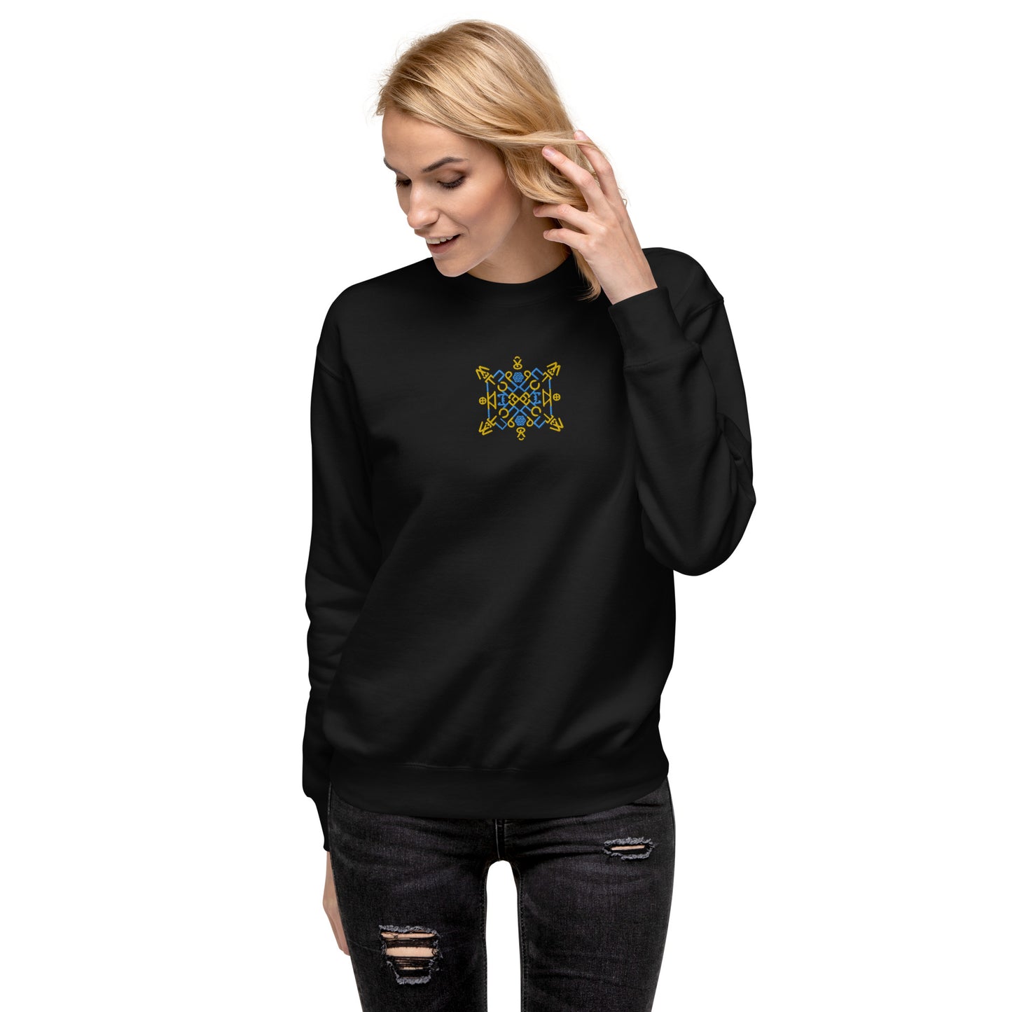 Fuck Putin Embroidered Unisex Premium Sweatshirt