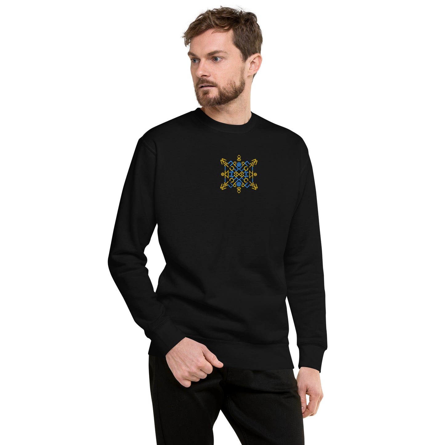 Fuck Putin Embroidered Unisex Premium Sweatshirt
