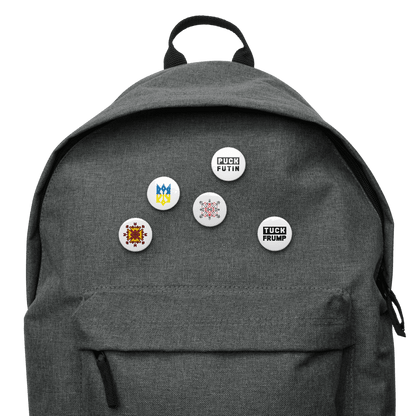 Anti-Trump and Putin Set of 5 Pin Buttons