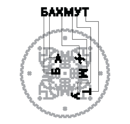Bakhmut Embroidered patches