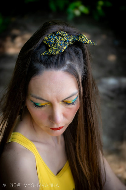 Fuck Trump Print Recycled Scrunchie