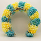 Blue and Yellow Flower Crown Ukrainian Vinok