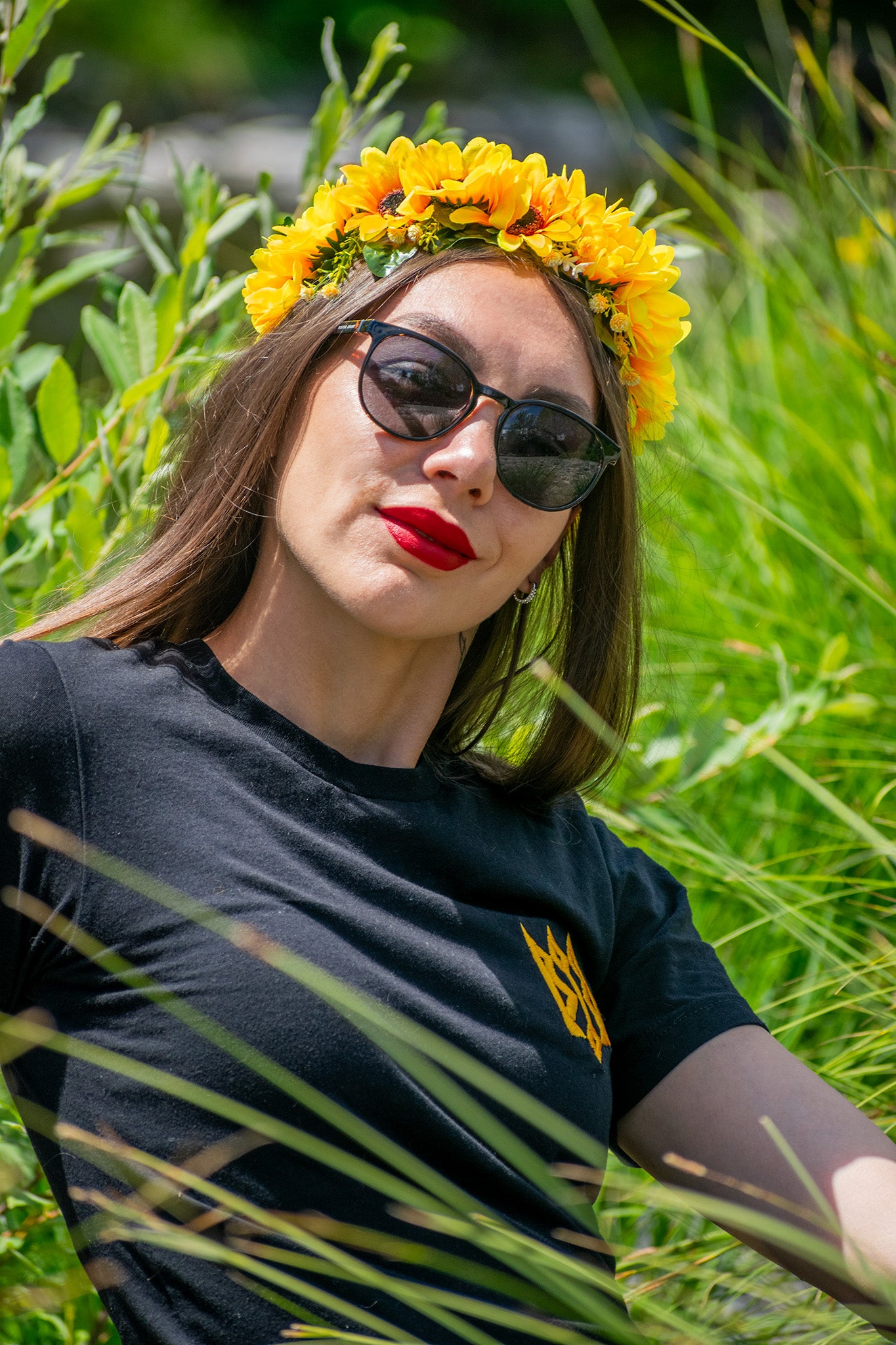 Sunflower Flower Crown Ukrainian Vinok