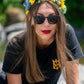 Blue And Yellow Mix Flower Crown Ukrainian Vinok