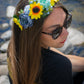 Blue And Yellow Mix Flower Crown Ukrainian Vinok