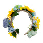 Blue And Yellow Mix Flower Crown Ukrainian Vinok