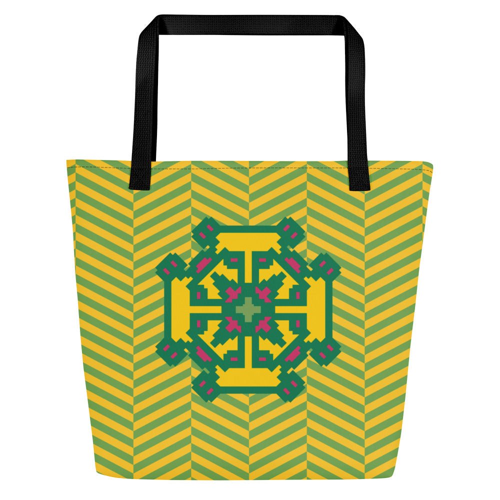 Kharkiv All-Over Print Large Tote Bag with Pocket