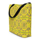 Vil'na Ukrayina All-Over Print Large Tote Bag with Pocket