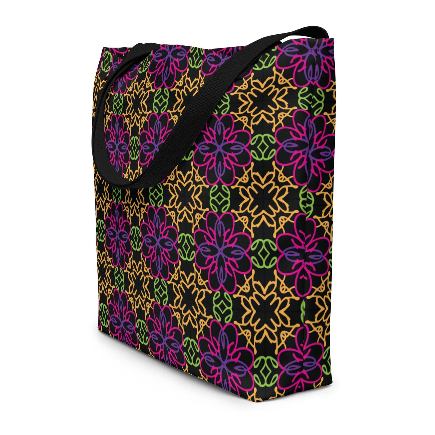 Odesa All-Over Print Large Tote Bag with Pocket