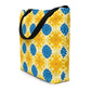 Slava Ukrayini All-Over Print Large Tote Bag with Pocket