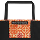 Bunch of F##ks All-Over Print Large Tote Bag with Pocket