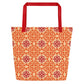 Bunch of F##ks All-Over Print Large Tote Bag with Pocket