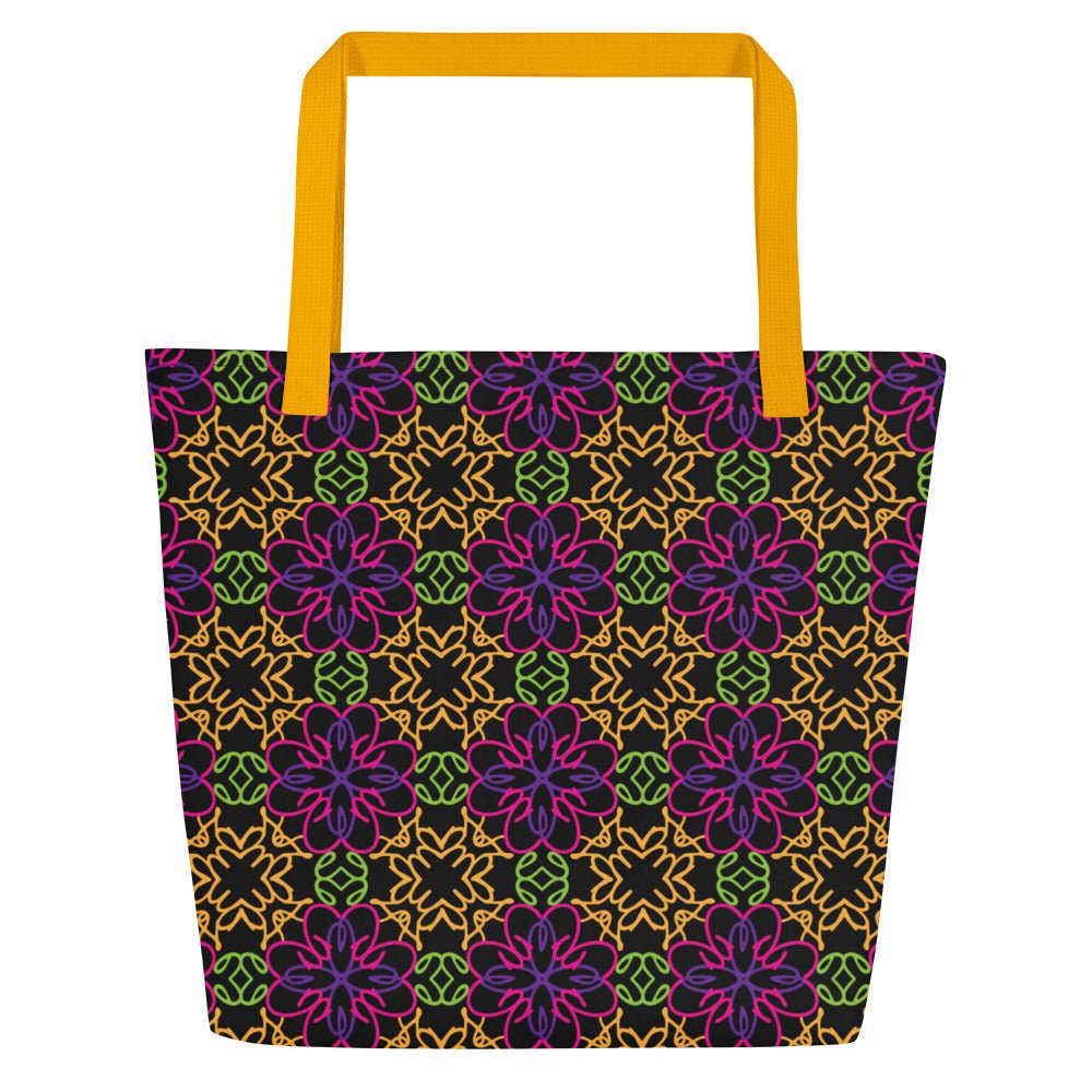 Odesa All-Over Print Large Tote Bag with Pocket