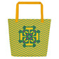 Kharkiv All-Over Print Large Tote Bag with Pocket