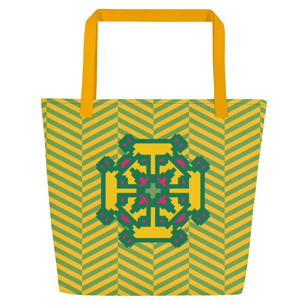 Kharkiv All-Over Print Large Tote Bag with Pocket