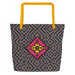 Zaporizhzhia All-Over Print Large Tote Bag with Pocket