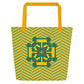 Kharkiv All-Over Print Large Tote Bag with Pocket