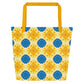 Slava Ukrayini All-Over Print Large Tote Bag with Pocket