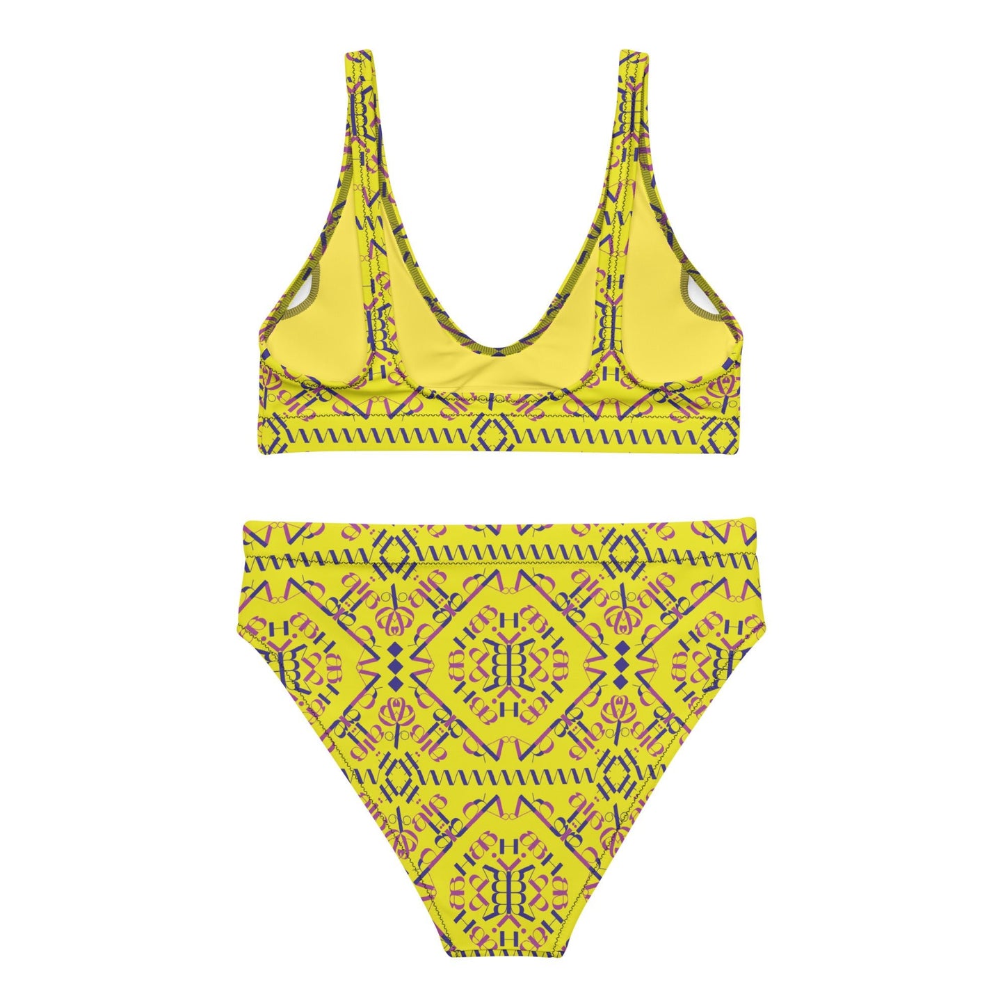 Vil'na Ukrayina (Free Ukraine) Recycled high-waisted bikini