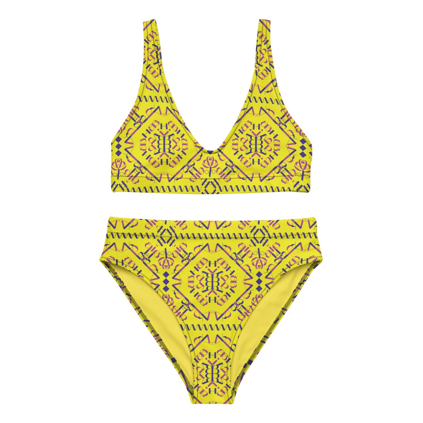 Vil'na Ukrayina (Free Ukraine) Recycled high-waisted bikini