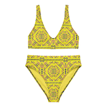 Vil'na Ukrayina (Free Ukraine) Recycled high-waisted bikini