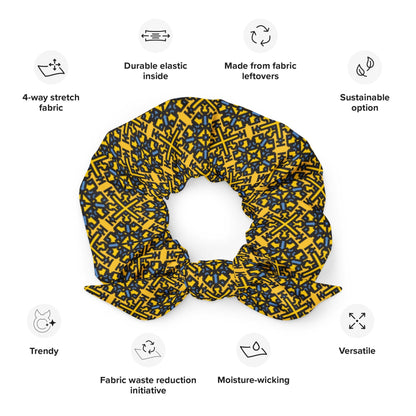 Fuck Trump Print Recycled Scrunchie