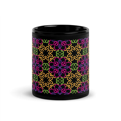 Odesa Black Glossy Mug