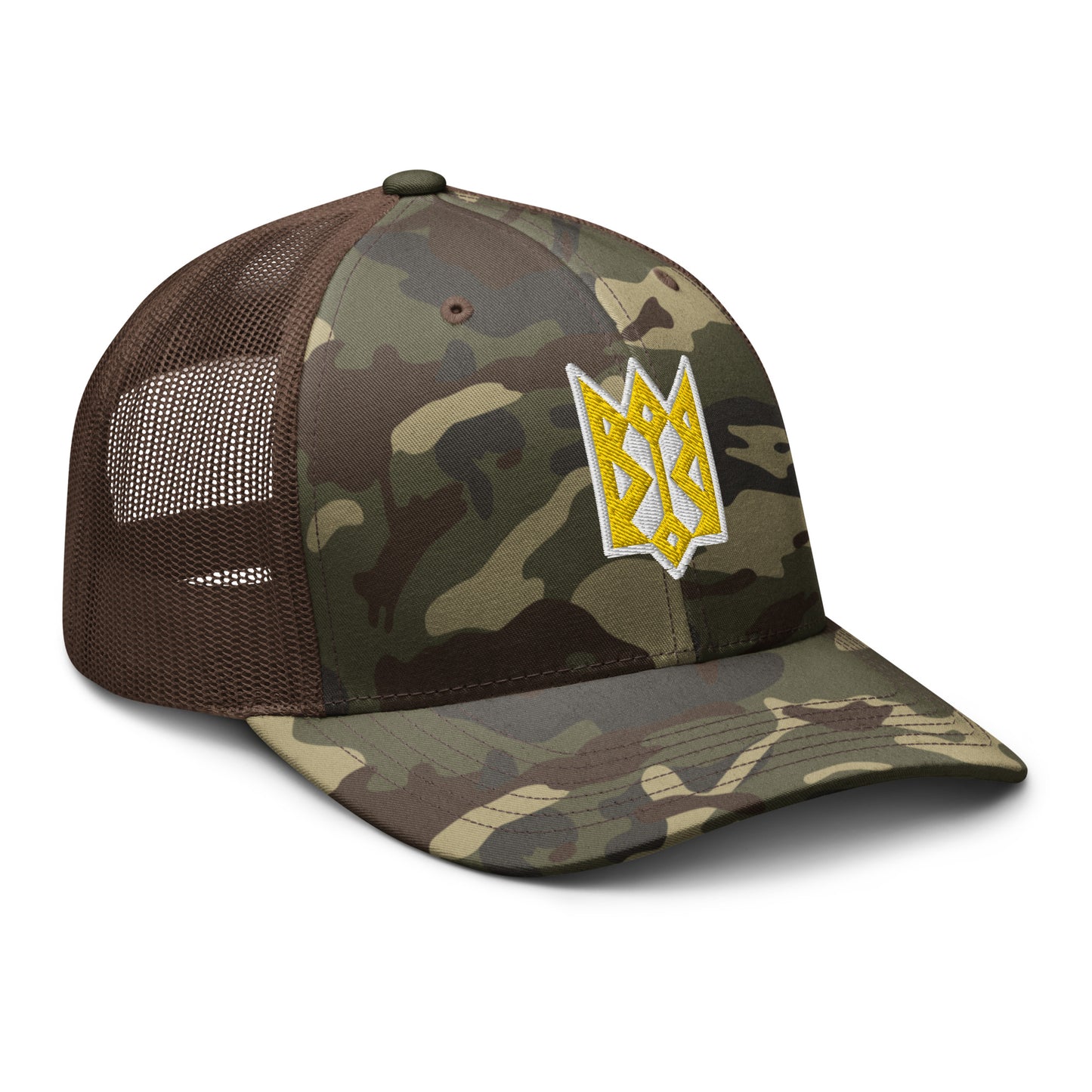 Ukrainian Tryzub Camouflage trucker hat