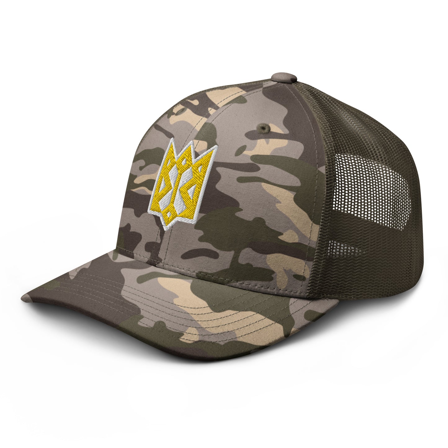 Ukrainian Tryzub Camouflage trucker hat