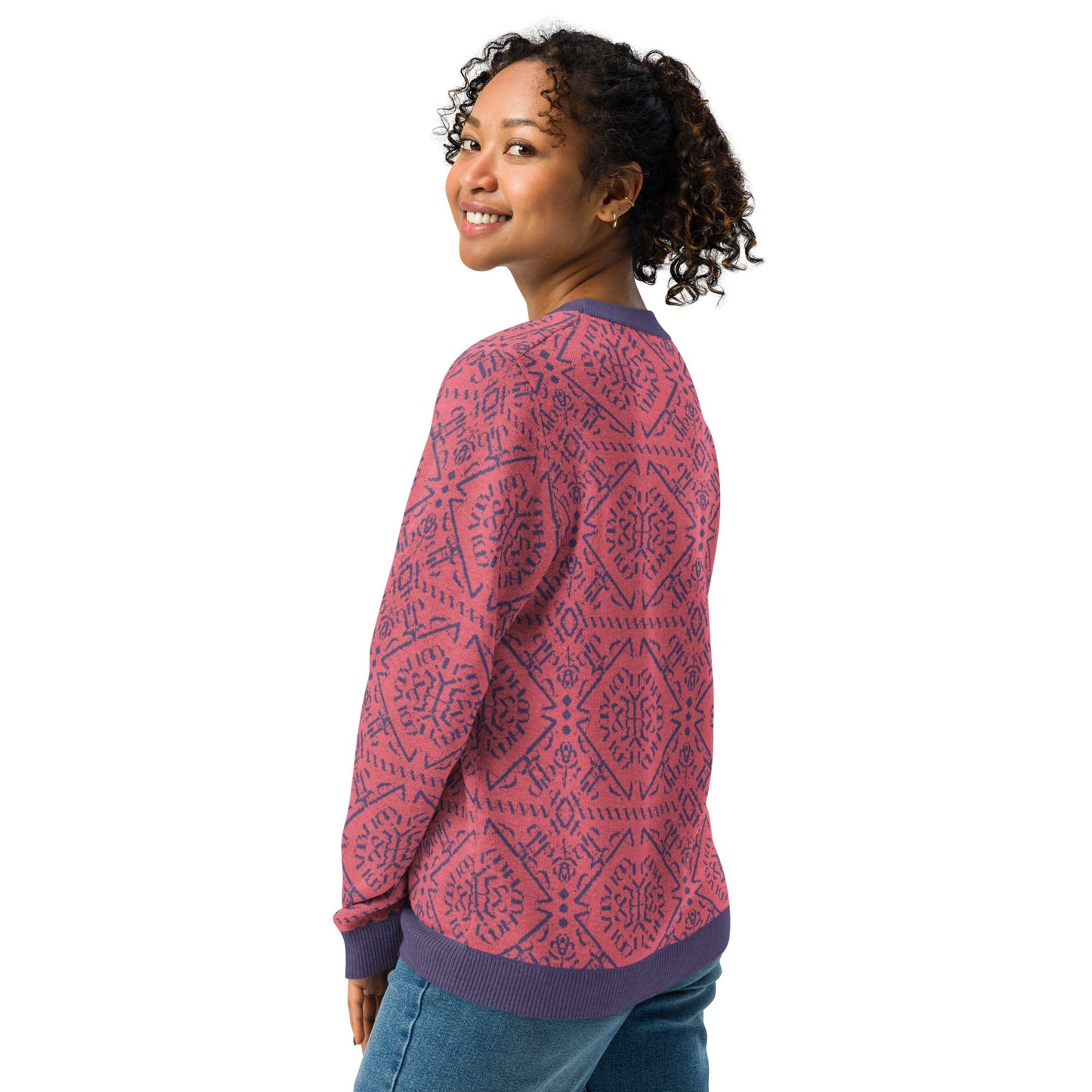 Vil'na Ukrayina Knitted crew neck sweater