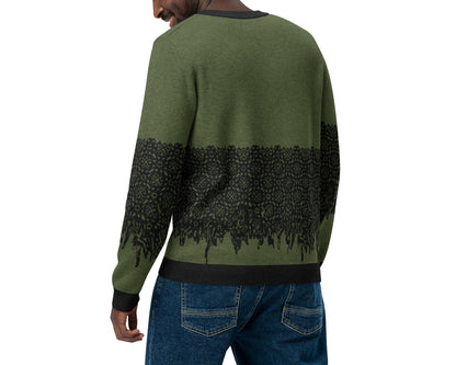 Festive AF Knitted crew neck sweater