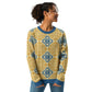 Ukraine Pattern Knitted crew neck sweater