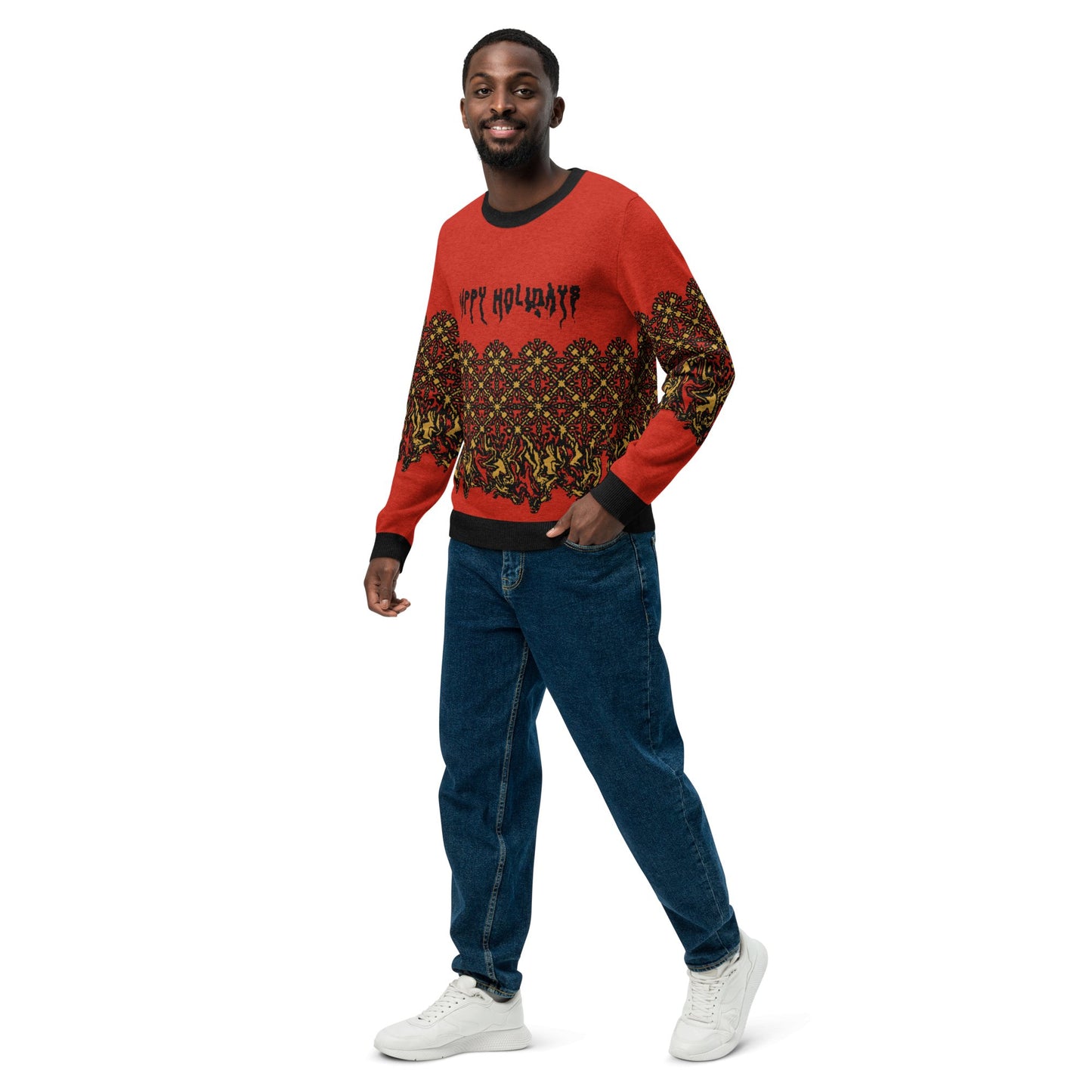 Holiday Meltdown Knitted crew neck sweater