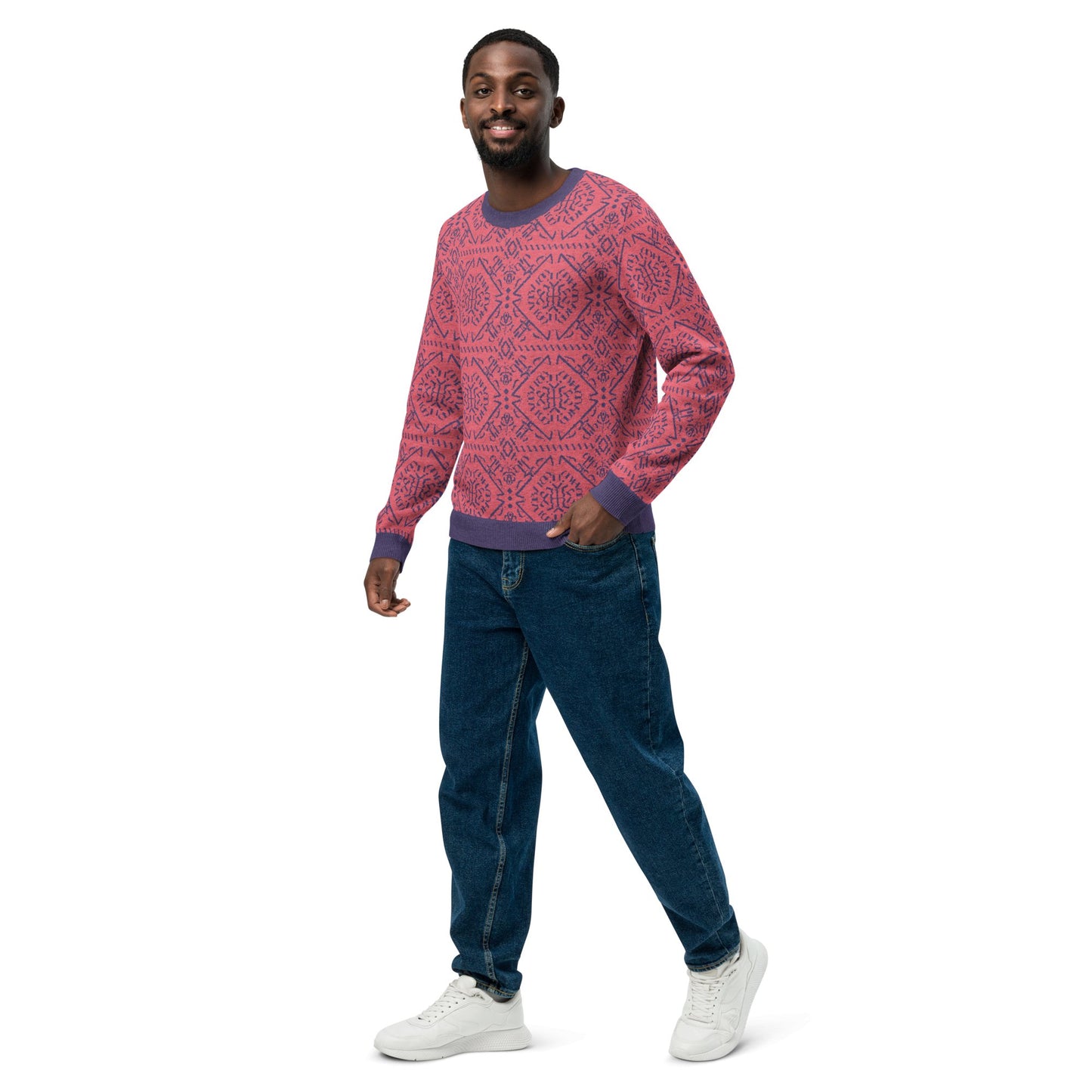 Vil'na Ukrayina Knitted crew neck sweater