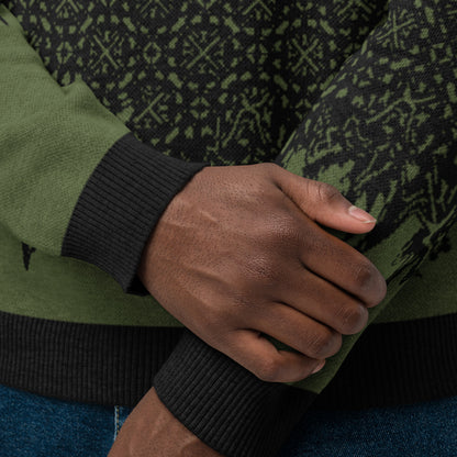 Festive AF Knitted crew neck sweater