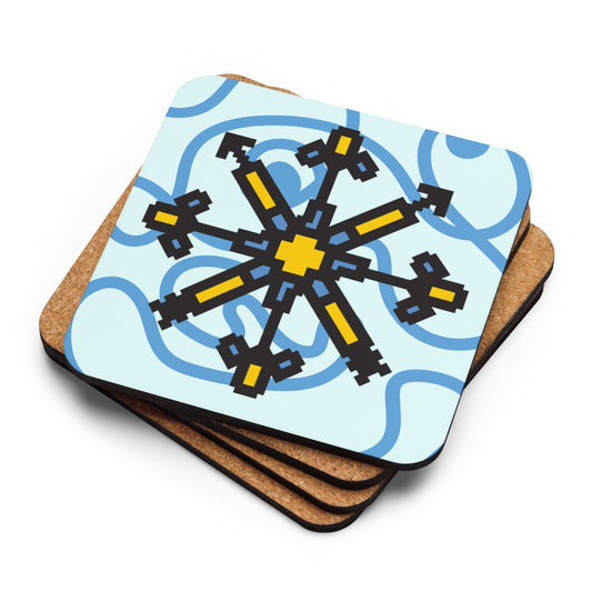 Dnipro Cork-back coaster