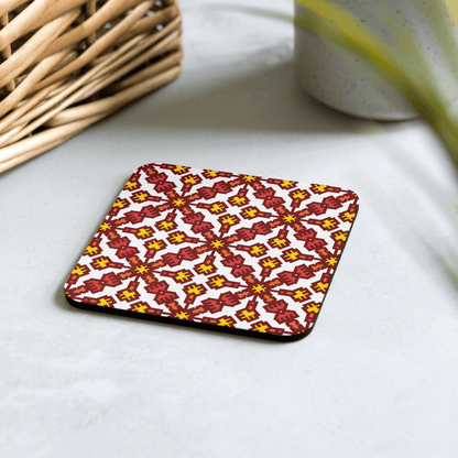 Michelle Pattern Cork-back Coaster