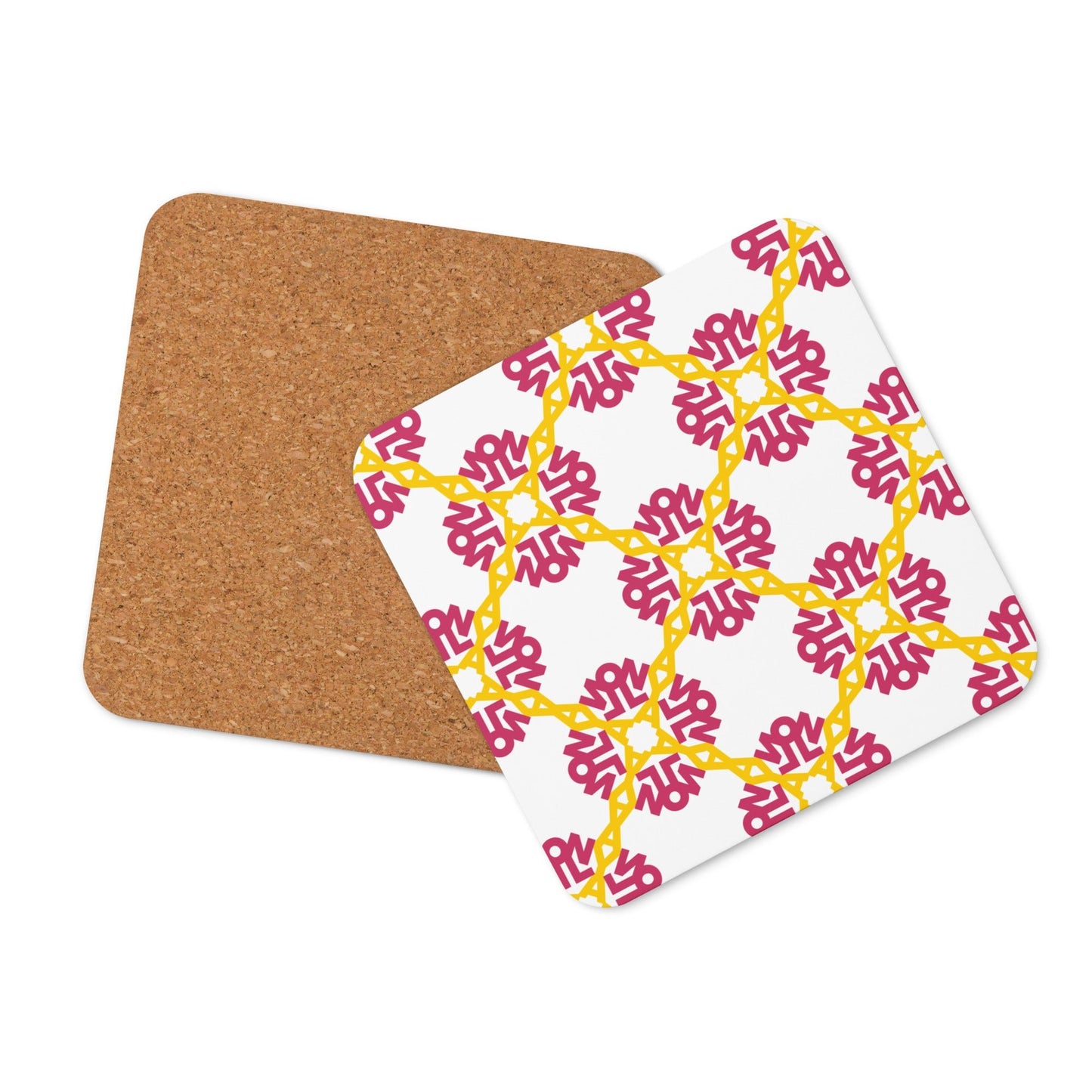 Alyona Pattern Cork-back Coaster