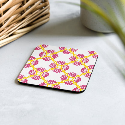 Alyona Pattern Cork-back Coaster