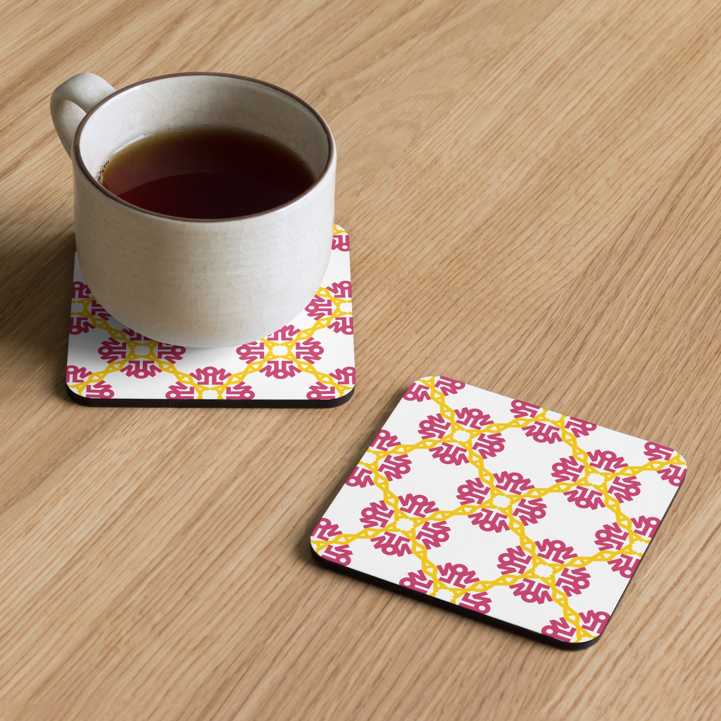 Alyona Pattern Cork-back Coaster